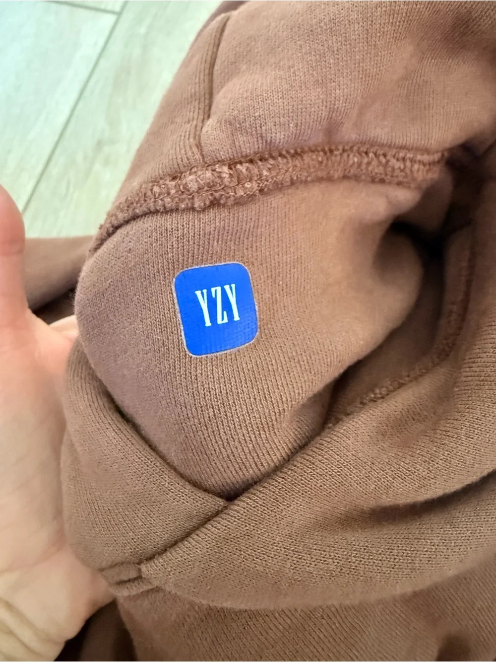 Kids YZY Brown Pullover Hoodie Sweatshirt